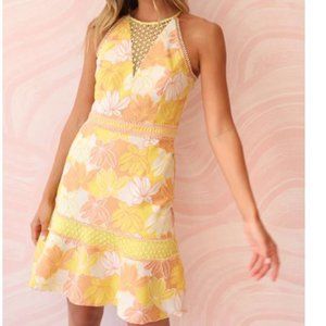 JAZLYN FIT & FLARE DRESS BY ADELYN RAE - NWT